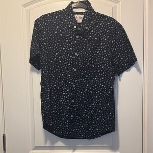 Original Penguin Dark Blue Patterned Shirt